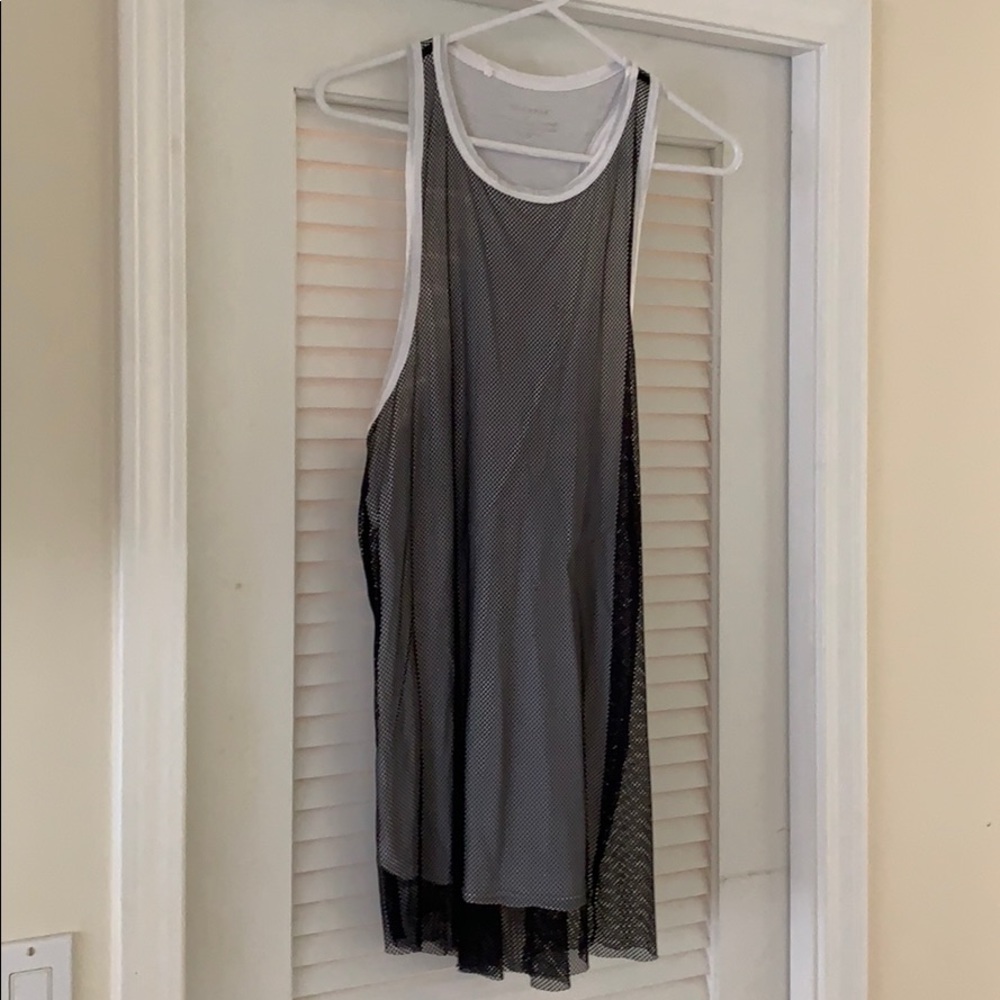 Olympia Mesh Black Dress